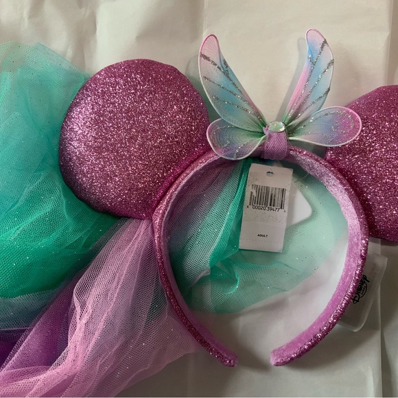 New Disney Parks Minnie Mouse fairy wings Ears - Picture 7 of 9